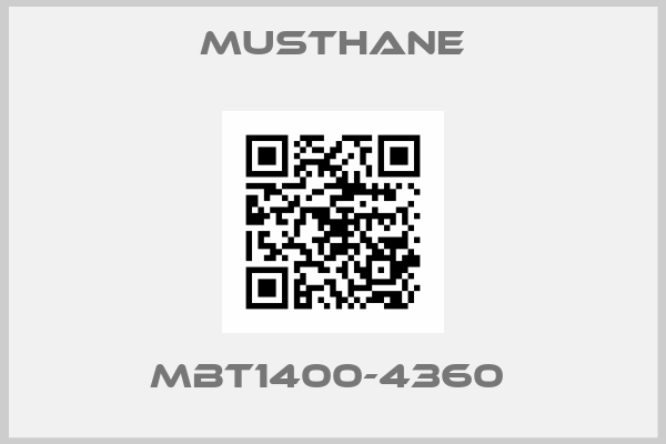 MUSTHANE-MBT1400-4360 