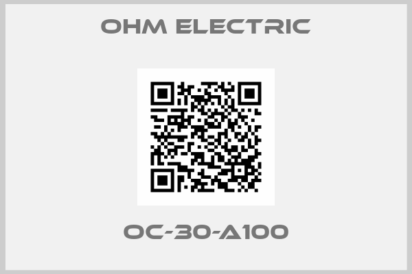 OHM Electric-OC-30-A100