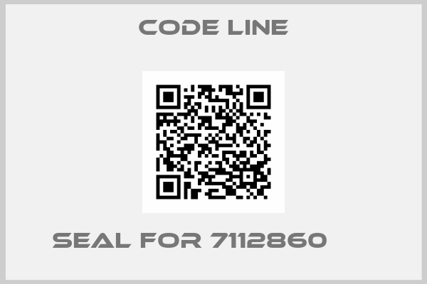 Code Line-SEAL for 7112860      