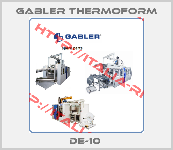 GABLER Thermoform-DE-10 