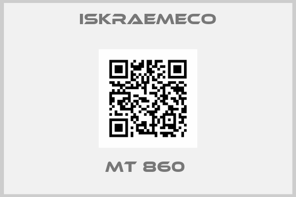 Iskraemeco-MT 860 