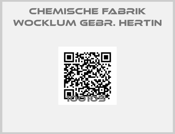 Chemische Fabrik Wocklum Gebr. Hertin-100105 