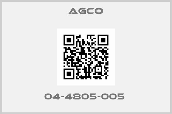 AGCO-04-4805-005 