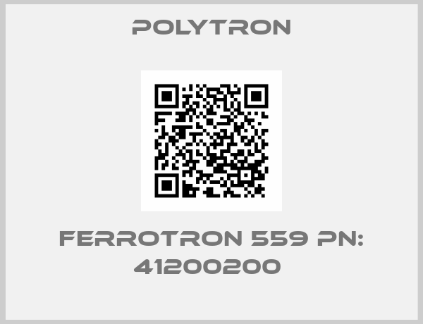 Polytron-Ferrotron 559 PN: 41200200 