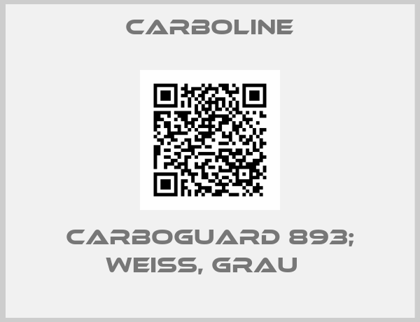 Carboline-Carboguard 893; Weiss, grau  