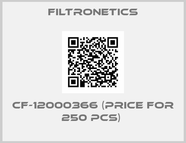 Filtronetics-CF-12000366 (price for 250 pcs) 
