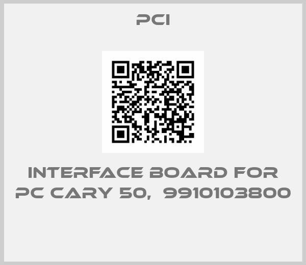 Pci-interface board for PC Cary 50,  9910103800 