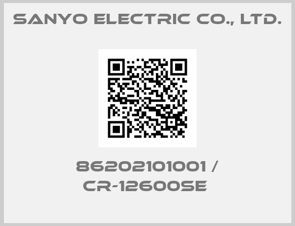 SANYO Electric Co., Ltd.-86202101001 / CR-12600SE 