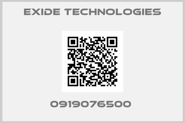 Exide Technologies-0919076500 