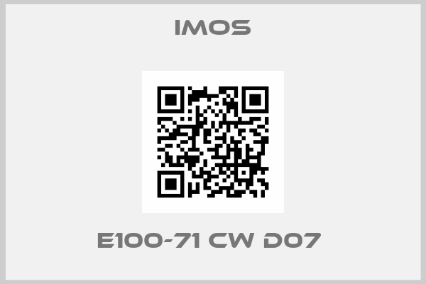 Imos-E100-71 CW D07 