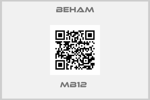 Beham-MB12 
