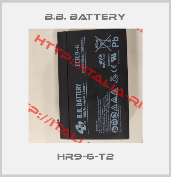 B.B. Battery-HR9-6-T2
