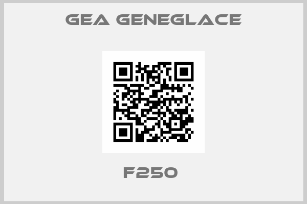 GEA geneglace-F250 
