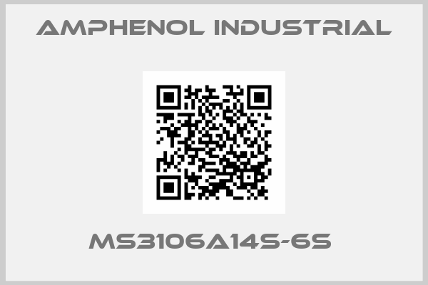 AMPHENOL INDUSTRIAL-MS3106A14S-6S 