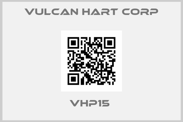 VULCAN HART CORP-VHP15 