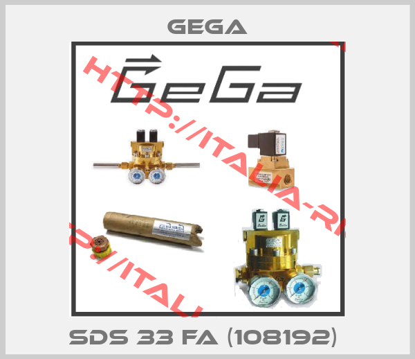 GEGA-SDS 33 FA (108192) 