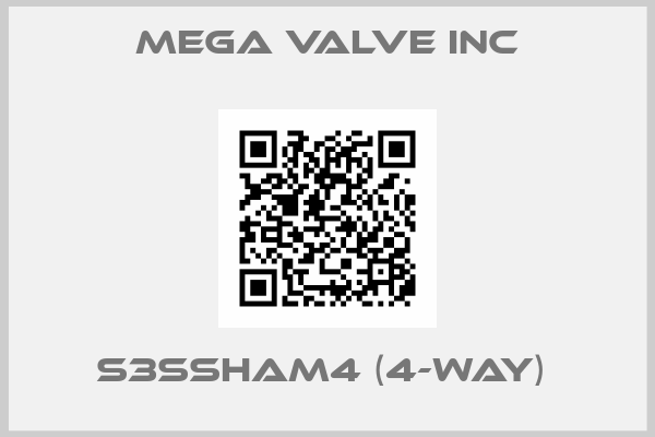 MEGA VALVE INC-S3SSHAM4 (4-WAY) 