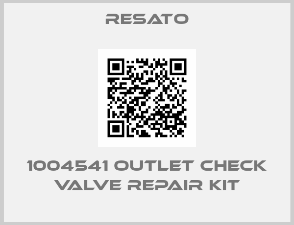 Resato-1004541 Outlet check valve repair kit