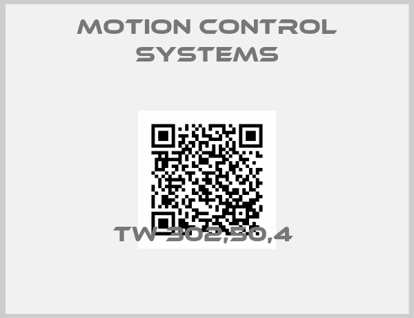 Motion Control Systems-TW 302,50,4 