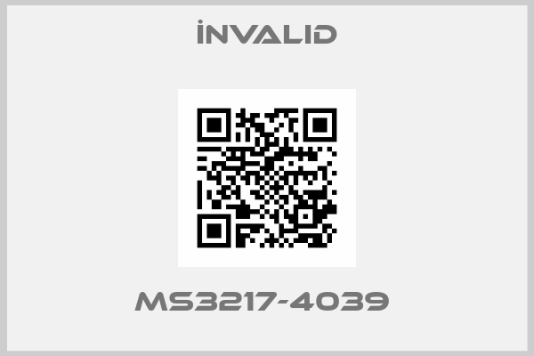 İnvalid-MS3217-4039 