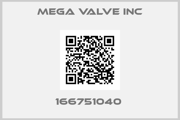 MEGA VALVE INC-166751040 