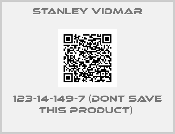 Stanley Vidmar-123-14-149-7 (dont save this product) 