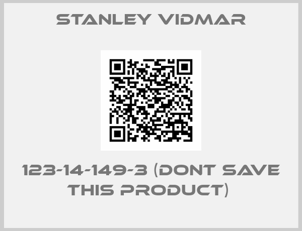 Stanley Vidmar-123-14-149-3 (dont save this product) 
