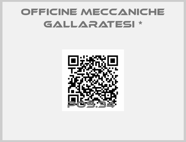 Officine Meccaniche Gallaratesi *-POS.34 