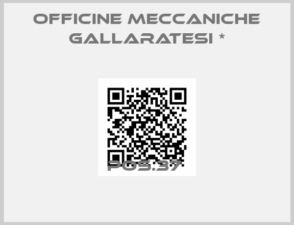 Officine Meccaniche Gallaratesi *-POS.37 