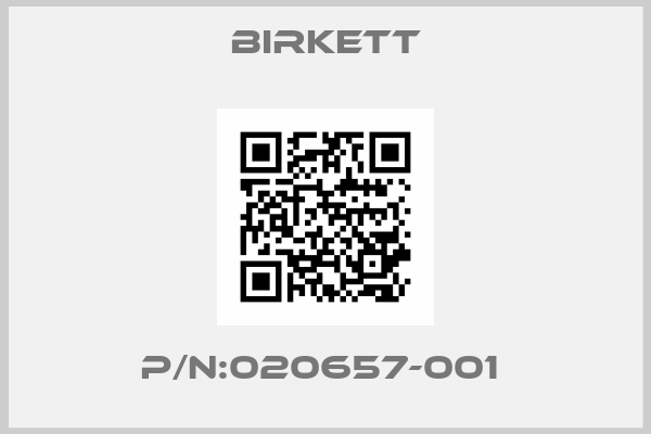 BIRKETT-P/N:020657-001 