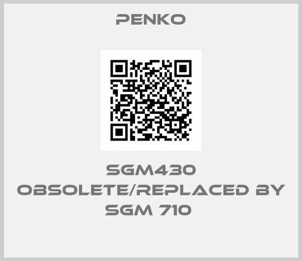 Penko-SGM430 obsolete/replaced by SGM 710 