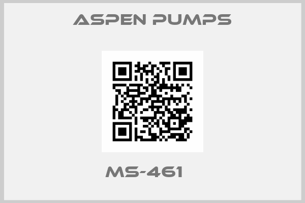 ASPEN Pumps-MS-461   