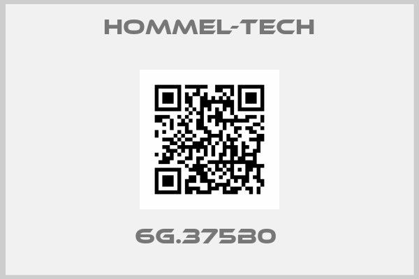 Hommel-Tech-6G.375B0 
