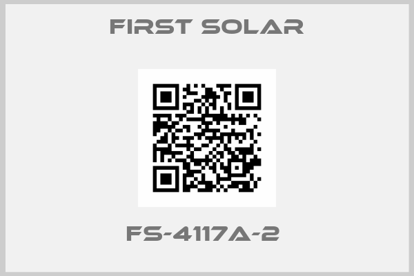 First Solar-FS-4117A-2 