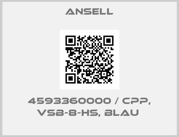 Ansell-4593360000 / CPP, VSB-8-HS, blau 