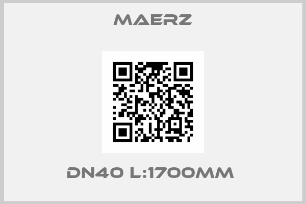 Maerz- DN40 L:1700mm 