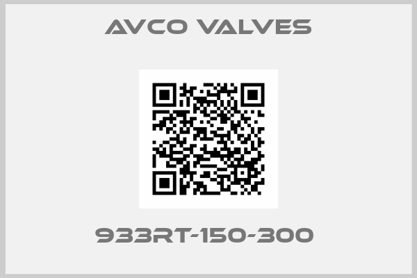 Avco valves-933RT-150-300 