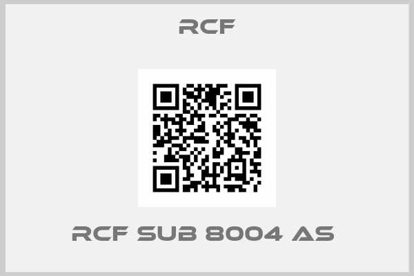 Rcf-RCF SUB 8004 AS 
