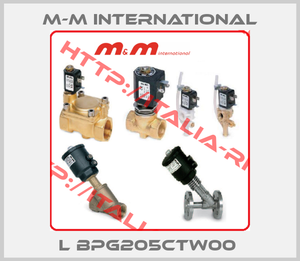 M-M International-l BPG205CTW00 