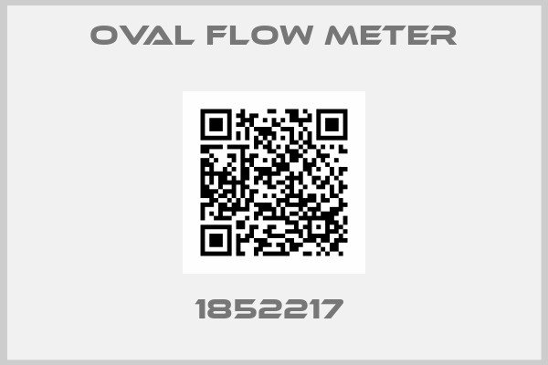 OVAL flow meter-1852217 