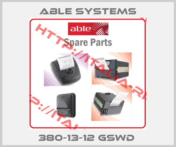 ABLE SYSTEMS-380-13-12 GSWD 