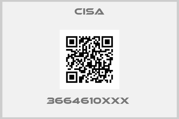 CISA-3664610XXX 