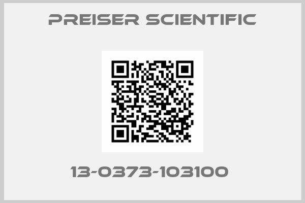 Preiser Scientific-13-0373-103100 