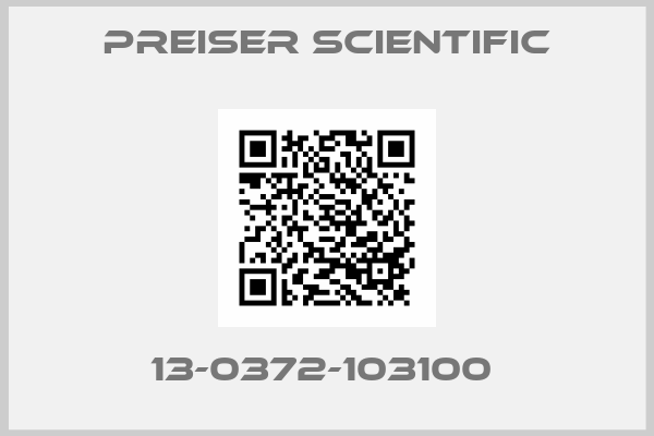 Preiser Scientific-13-0372-103100 