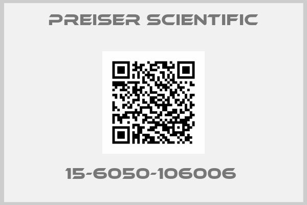 Preiser Scientific-15-6050-106006 