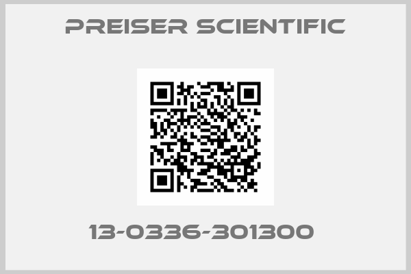 Preiser Scientific-13-0336-301300 