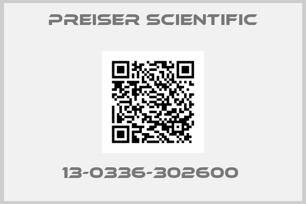 Preiser Scientific-13-0336-302600 