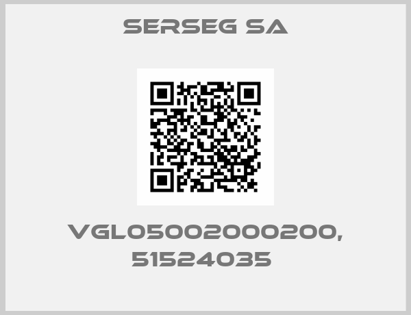 Serseg SA-VGL05002000200, 51524035 