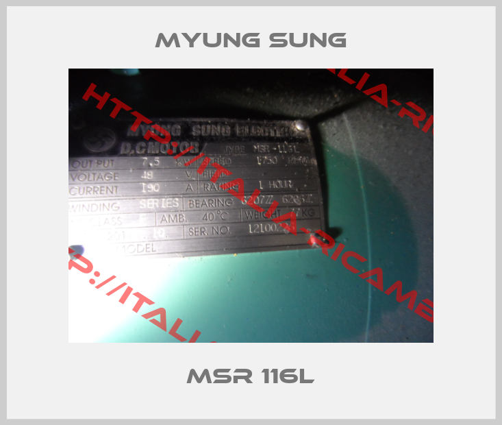 Myung Sung-MSR 116L