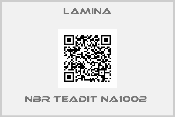 Lamina-NBR TEADIT NA1002 